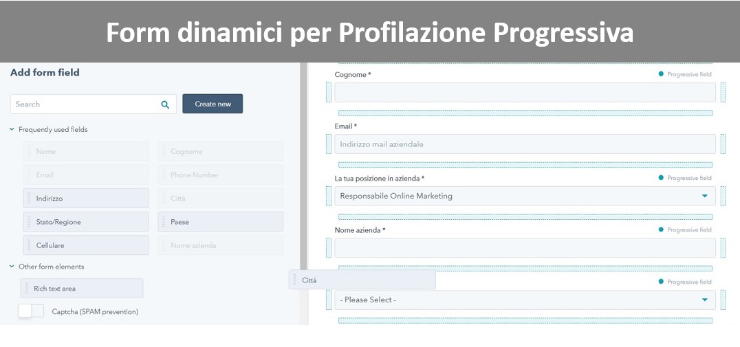 B2B lead management profilazione progressiva