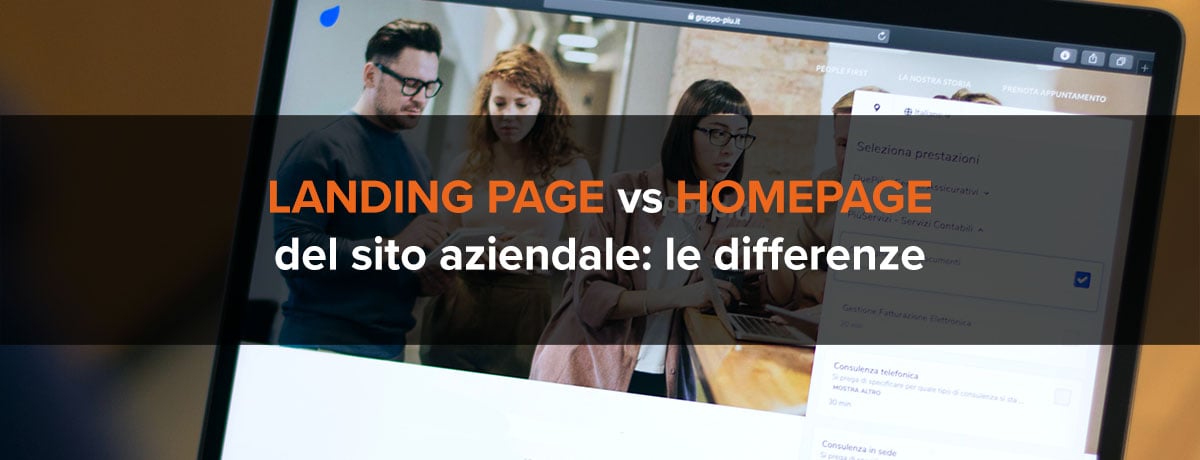 landing page